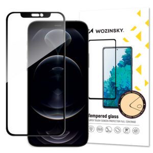 Wozinsky grūdintas stiklas iPhone 14 Max/13 Pro Max – juodas