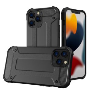 Hybrid Armor dėklas iPhone 13 Pro – juodas