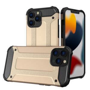 Hybrid Armor dėklas iPhone 13 Pro – auksinis