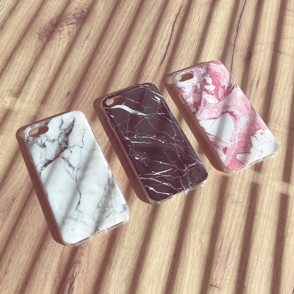 Wozinsky Marble TPU dėklas Redmi Note 10 5G / Poco M3 Pro – juodas