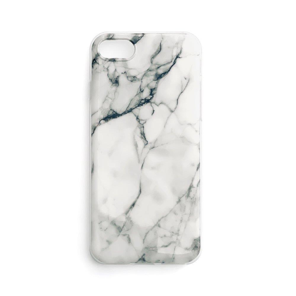 Wozinsky Marble TPU dėklas Samsung Galaxy A22 4G – baltas