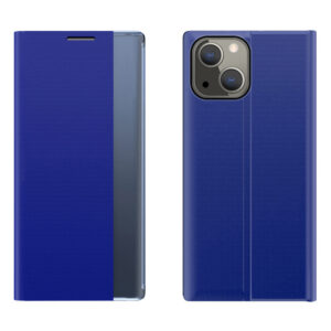 Sleep Case dėklas iPhone 13 mini su langeliu – mėlynas