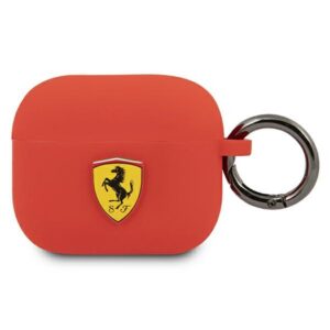 Ferrari silikoninis dėklas AirPods 3 – raudonas
