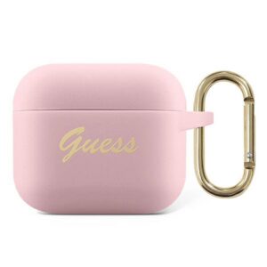 Guess silikoninis dėklas AirPods 3 – rožinis