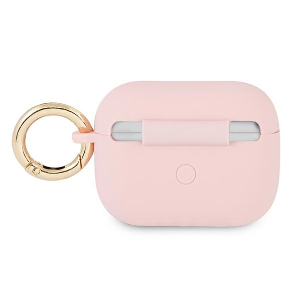 Guess silikoninis dėklas AirPods Pro – rožinis
