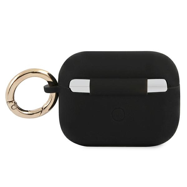 Guess silikoninis dėklas AirPods Pro – juodas