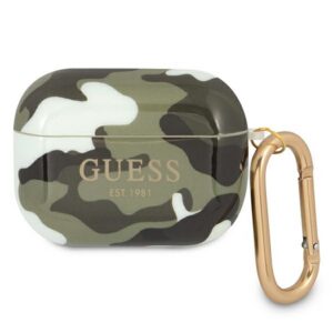 Guess AirPods Pro dėklas – žalias kamufliažas
