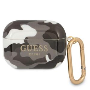 Guess AirPods Pro dėklas – juodas kamufliažas
