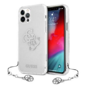Guess skaidrus dėklas iPhone 12 Pro Max – 4G Charms