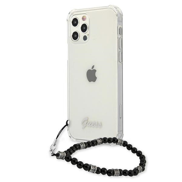 Guess skaidrus dėklas iPhone 12/12 Pro – Pearl