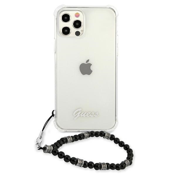 Guess skaidrus dėklas iPhone 12/12 Pro – Pearl