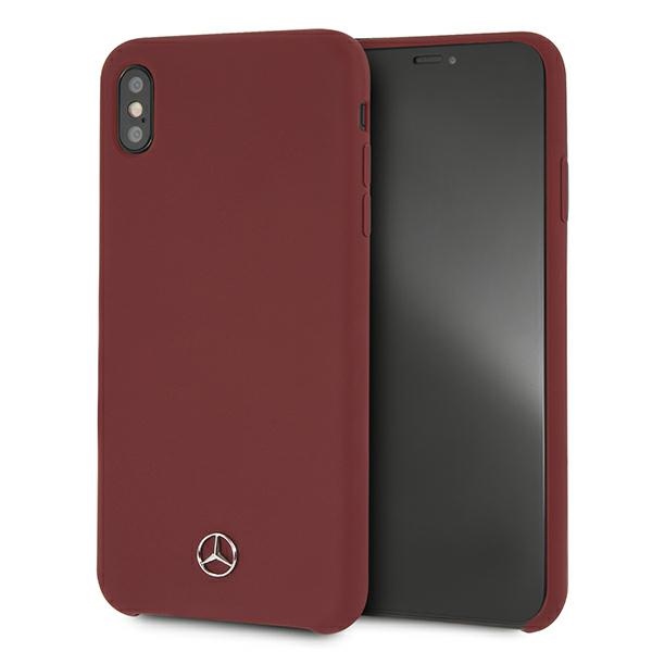 Mercedes silikoninis dėklas iPhone Xs Max – raudonas