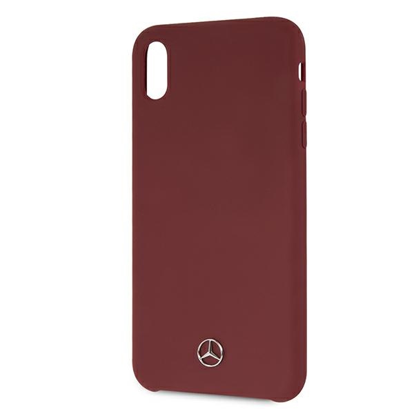Mercedes silikoninis dėklas iPhone Xs Max – raudonas