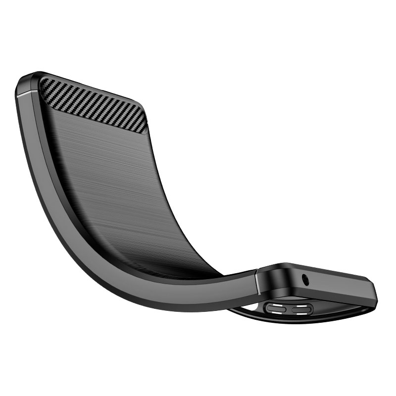 Carbon Case TPU dėklas Samsung Galaxy A03s – juodas