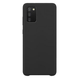 Silikoninis dėklas Samsung Galaxy A03s – juodas