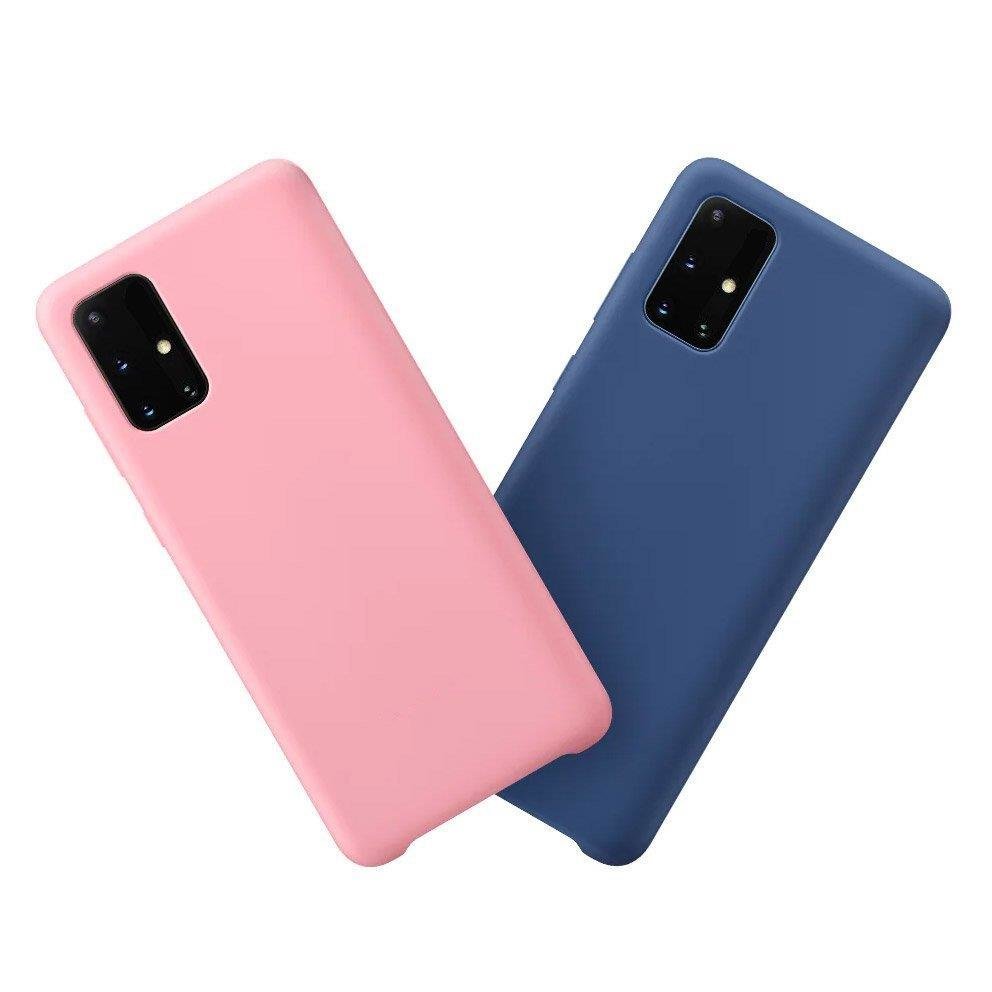 Silikoninis dėklas Samsung Galaxy A03s – mėlynas