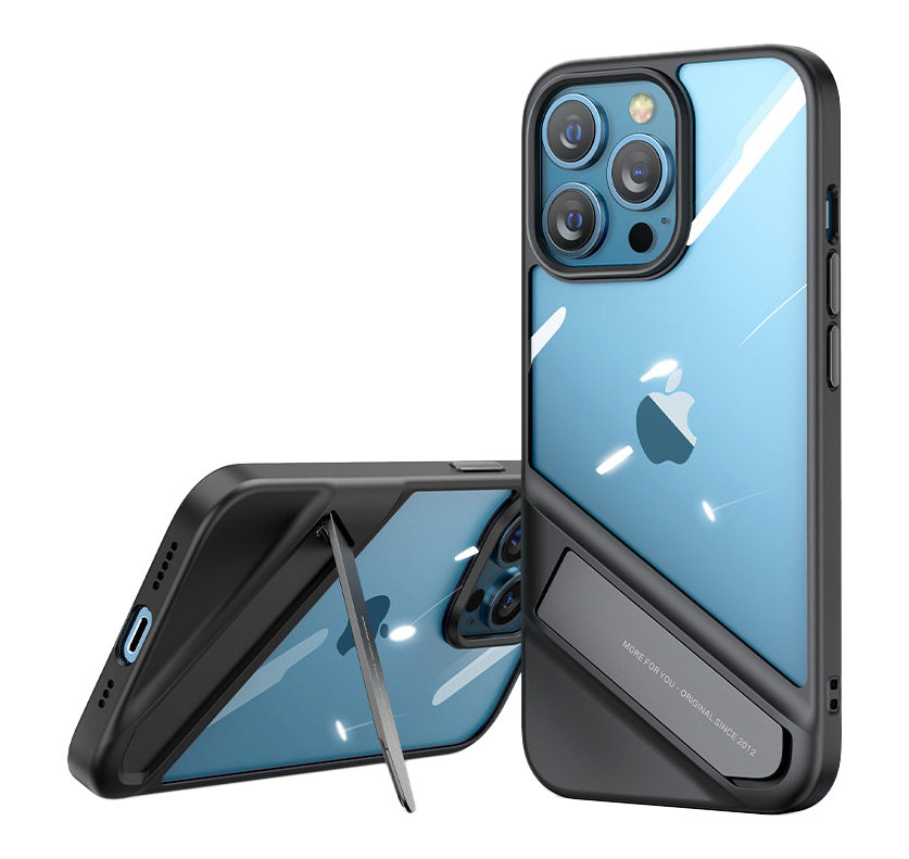 Ugreen Fusion Kickstand dėklas iPhone 13 Pro – juodas