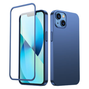 Joyroom 360° dėklas iPhone 13 + stiklas – mėlynas