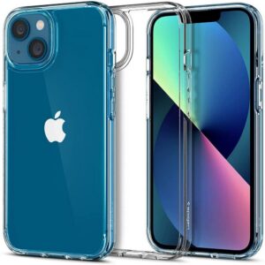 Dėklas Spigen Ultra Hybrid iPhone 13, skaidrus