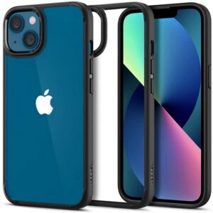 Dėklas Spigen Ultra Hybrid iPhone 13, matinis juodas