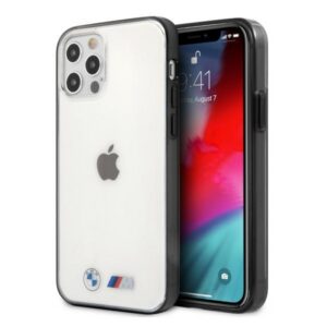 BMW Sandblast dėklas iPhone 12 Pro Max – skaidrus