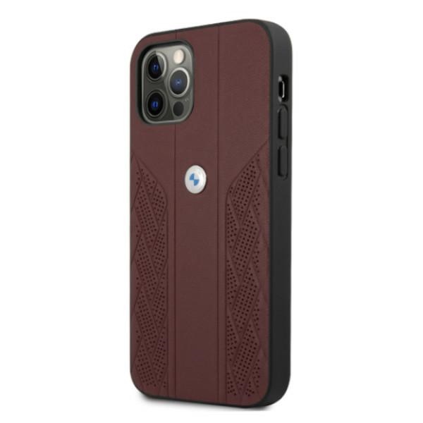 BMW odinis dėklas iPhone 12 Pro Max – raudonas