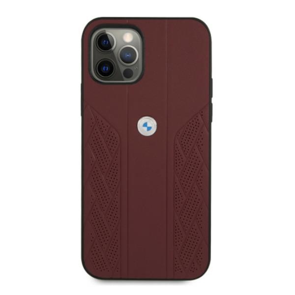 BMW odinis dėklas iPhone 12 Pro Max – raudonas