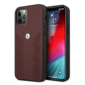 BMW odinis dėklas iPhone 12/12 Pro – raudonas