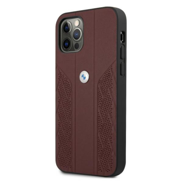 BMW odinis dėklas iPhone 12/12 Pro – raudonas