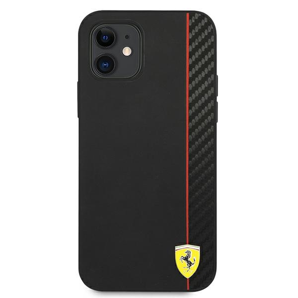 Ferrari hardcase dėklas iPhone 12 mini – juodas
