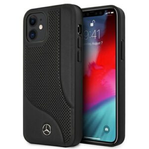 Mercedes-Benz odinis dėklas iPhone 12 mini – juodas