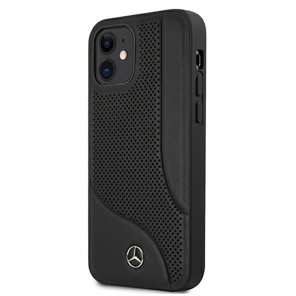 Mercedes-Benz odinis dėklas iPhone 12 mini – juodas