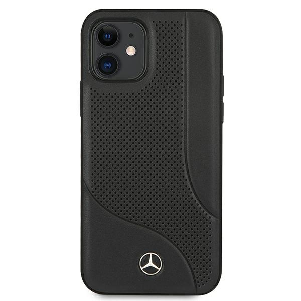 Mercedes-Benz odinis dėklas iPhone 12 mini – juodas