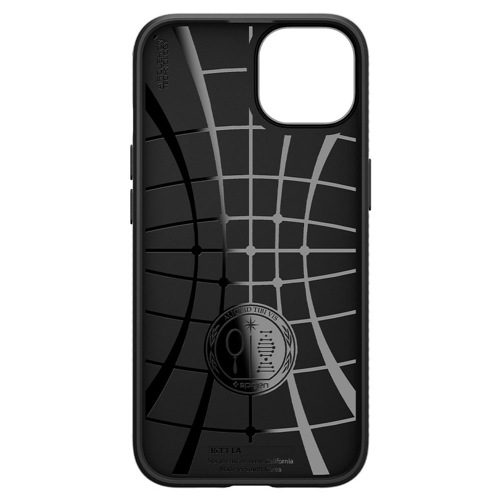 Dėklas Spigen Liquid Air iPhone 13, matinė juoda