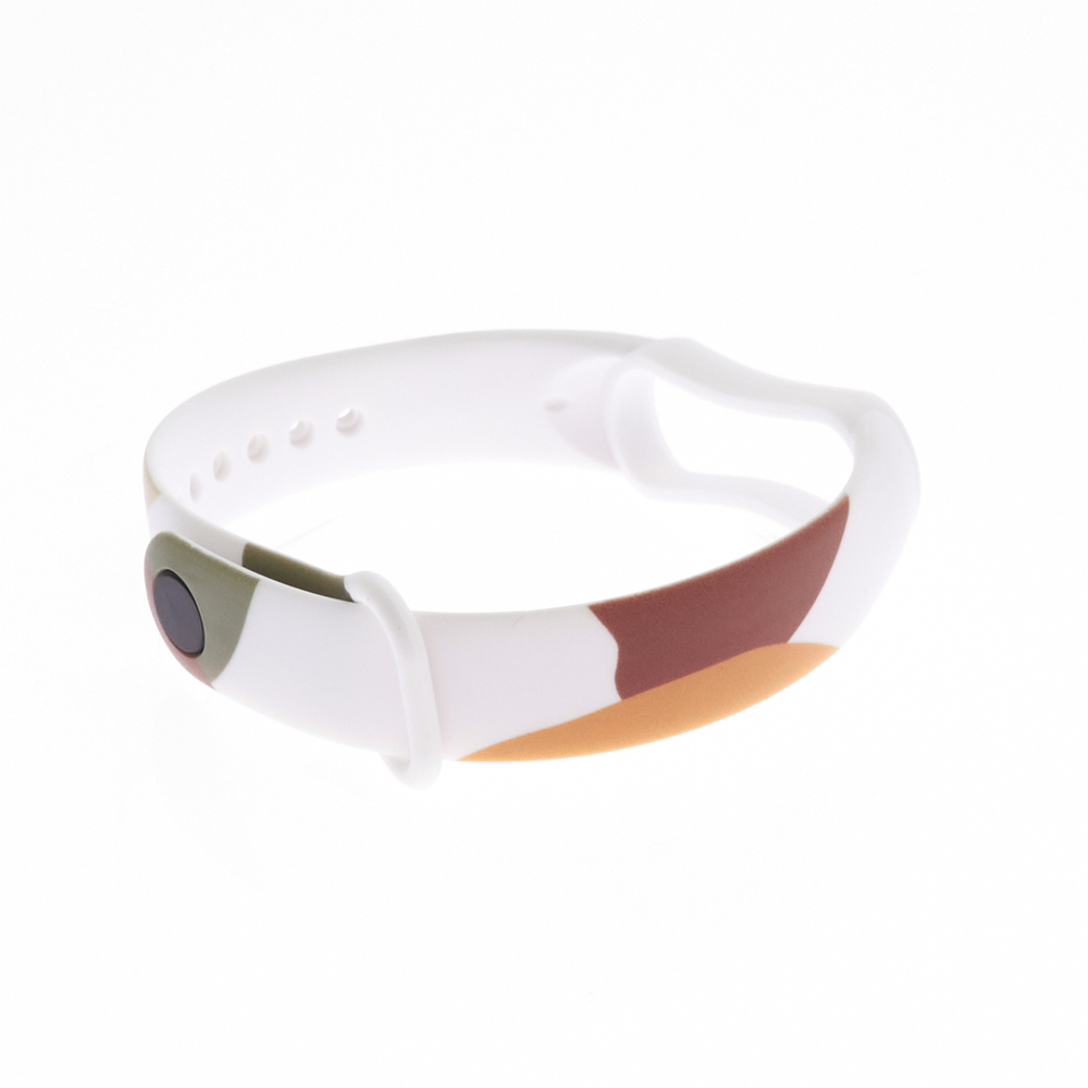 Strap Moro apyrankė Xiaomi Mi Band 3 / 4 silikoninė dirželio laikrodžio apyrankė 4 raštas