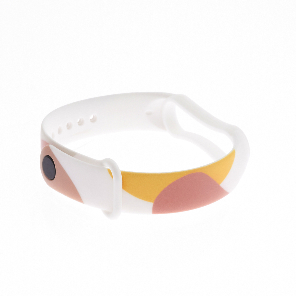 Strap Moro apyrankė Xiaomi Mi Band 3 / 4 silikoninė dirželio laikrodžio apyrankė 7 raštas