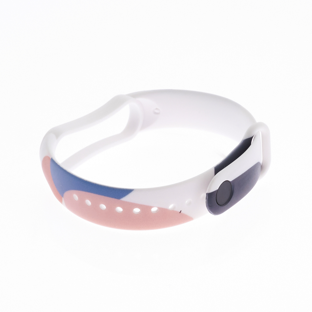 Strap Moro dirželis Xiaomi Mi Band 5 / 6 silikoninė apyrankė laikrodžiui raštas 10