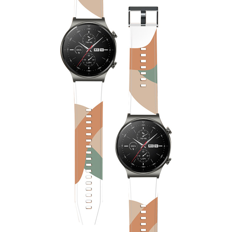 Strap Moro dirželis Huawei Watch GT2 Pro silikoninis apyrankės laikrodžio dirželis, 4 raštas