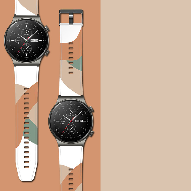 Strap Moro dirželis Huawei Watch GT2 Pro silikoninis apyrankės laikrodžio dirželis, 4 raštas