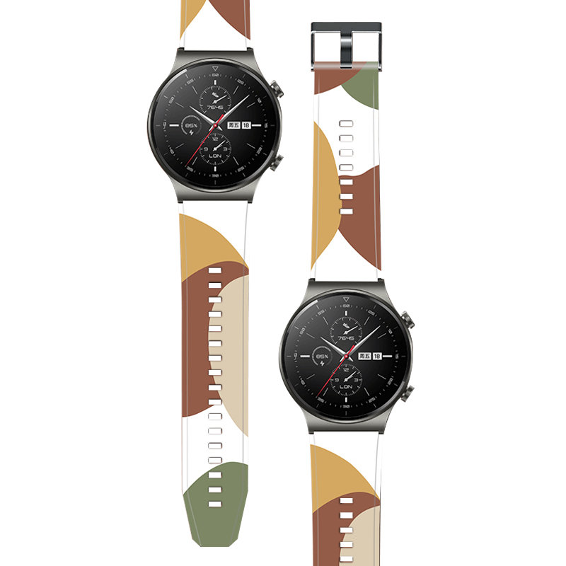 Strap Moro dirželis Huawei Watch GT2 Pro silikoninis apyrankės laikrodžio dirželis, 5 raštas