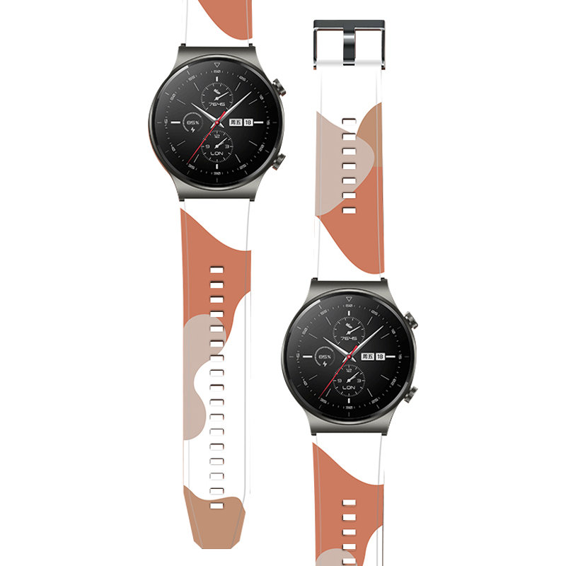 Strap Moro dirželis Huawei Watch GT2 Pro silikoninis apyrankės laikrodžio dirželis, 6 raštas