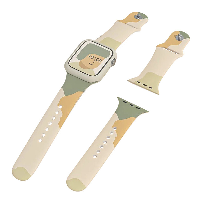 Silikoninis dirželis Strap Moro laikrodžiui Apple Watch 42 / 44 / 45 / 49 mm - 6 raštas
