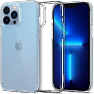 Dėklas Spigen Ultra Hybrid iPhone 13 Pro Max, skaidrus
