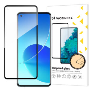 Wozinsky grūdintas stiklas Oppo Reno6 4G – juodas