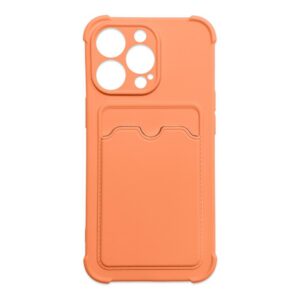Dėklas su kortelių skyriumi Redmi Note 10/10S – oranžinis