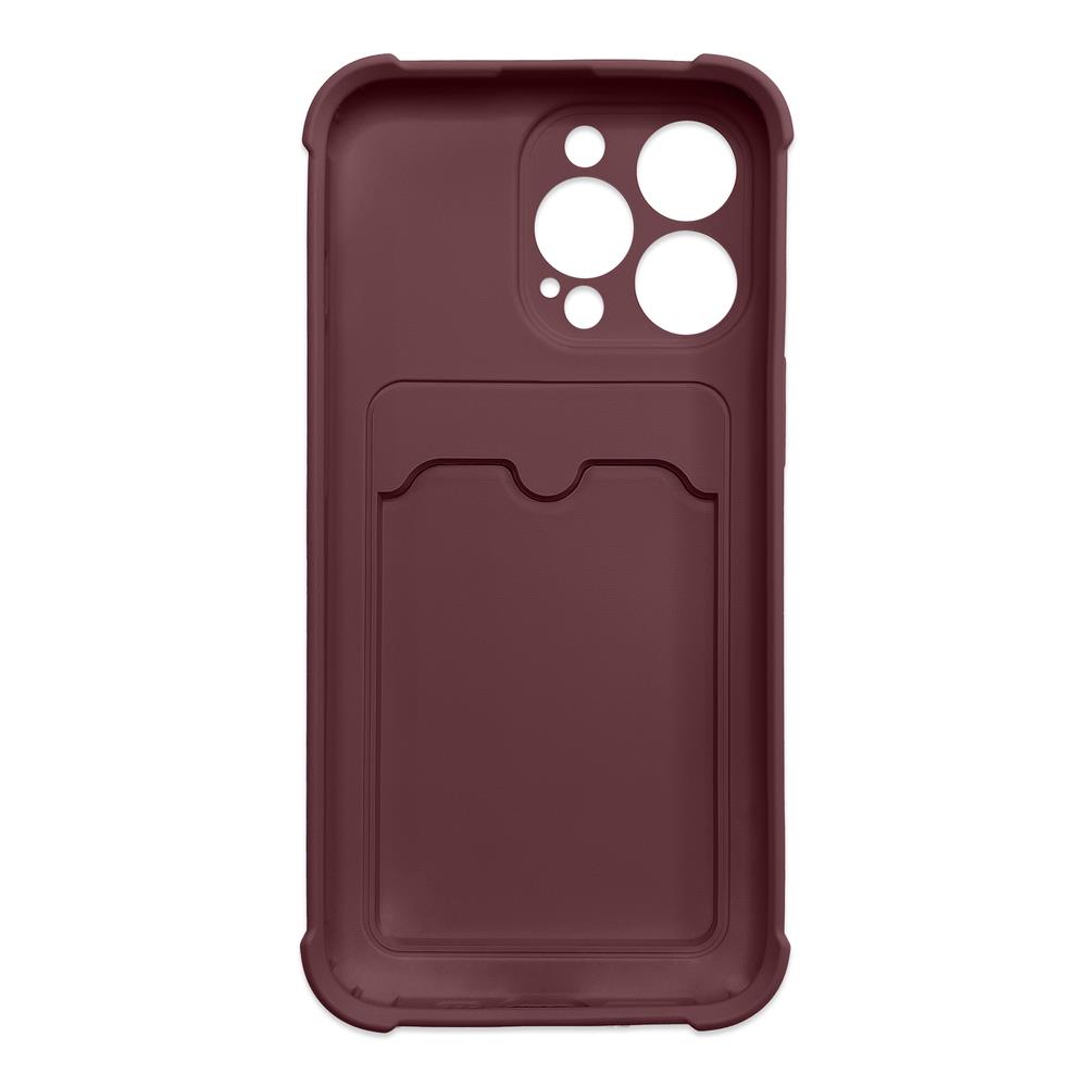 Kortelių dėklas Xiaomi Redmi Note 10/10S – avietinis