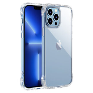 Joyroom Defender dėklas iPhone 13 Pro – skaidrus, su stovu