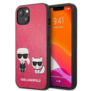 Karl Lagerfeld dėklas iPhone 13 mini – fuksija