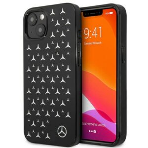 Mercedes-Benz Stars Pattern dėklas iPhone 13 mini – juodas