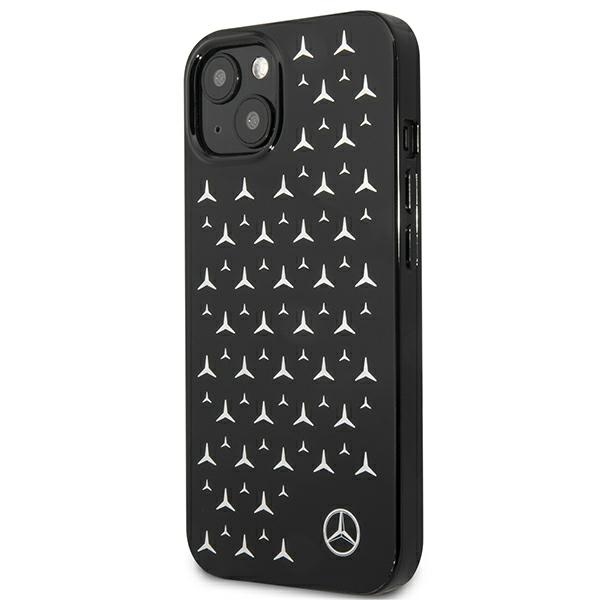Mercedes-Benz Stars Pattern dėklas iPhone 13 mini – juodas